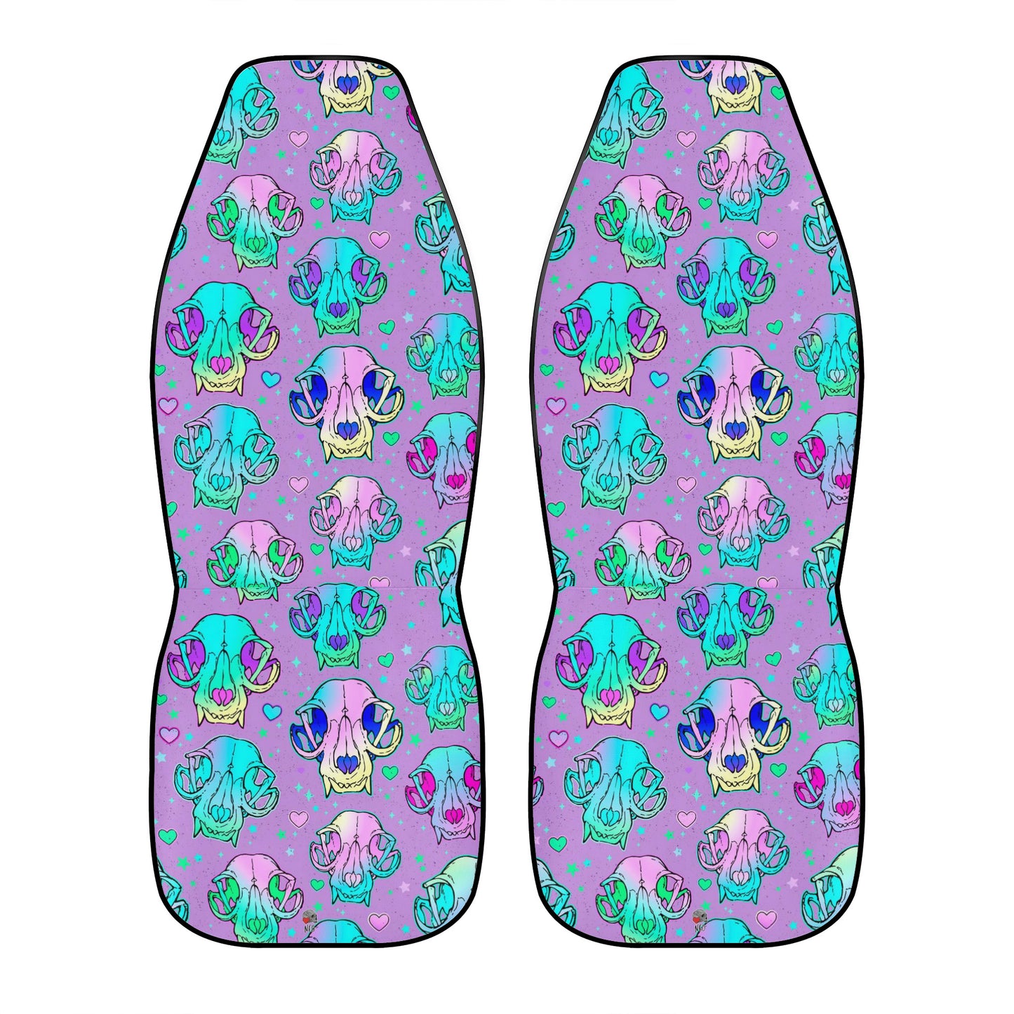NeonSkull Full Seat Cover Set