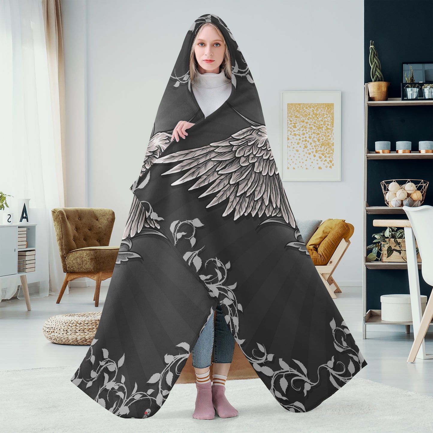 Hardened Heart Hooded Blanket