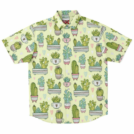 Cactus Sleeve Button-up Shirt