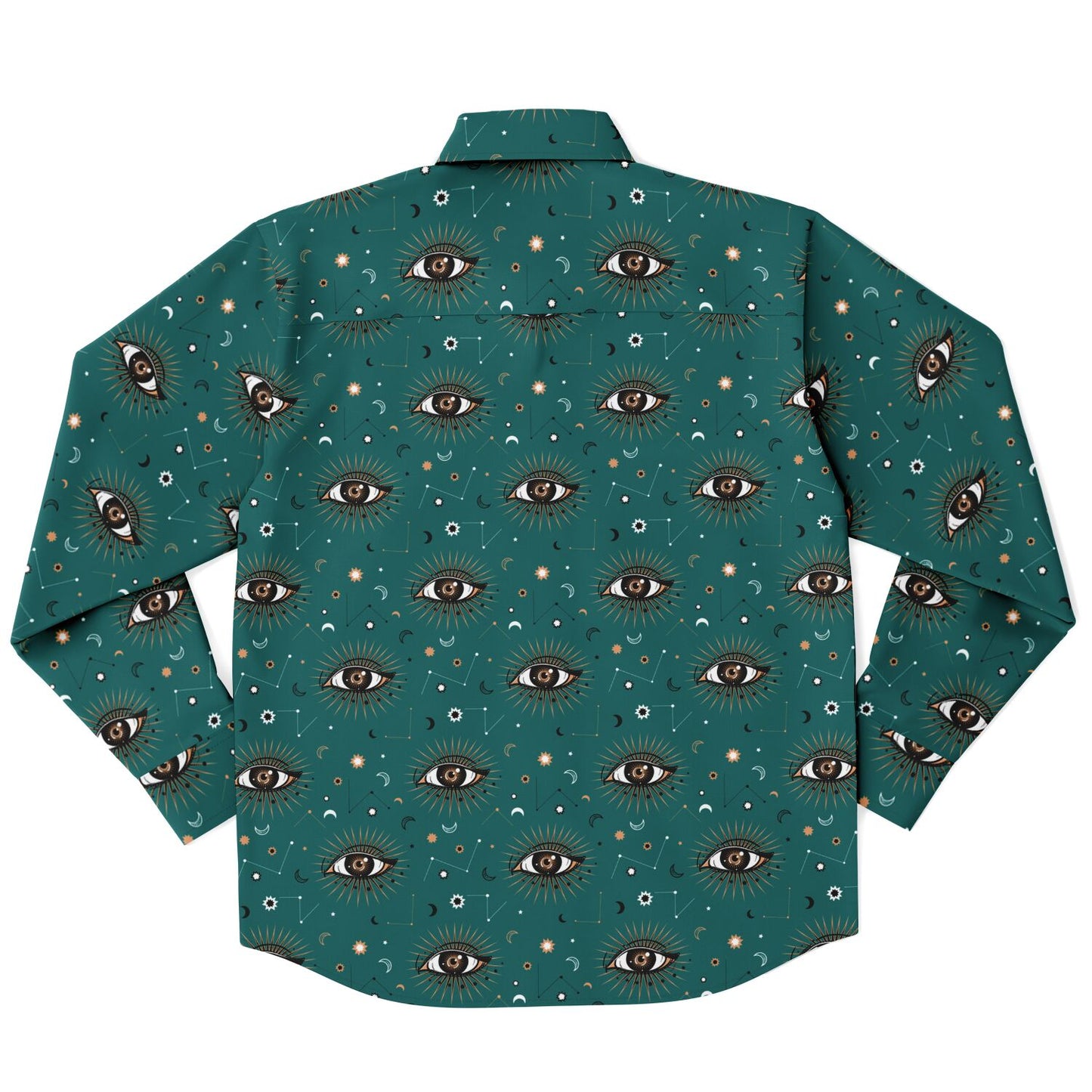 Mystic Eye Long Sleeve Button-up Shirt