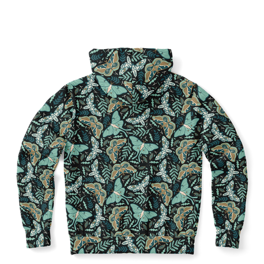 Cottagecore Butterflies Zip-Up Hoodie