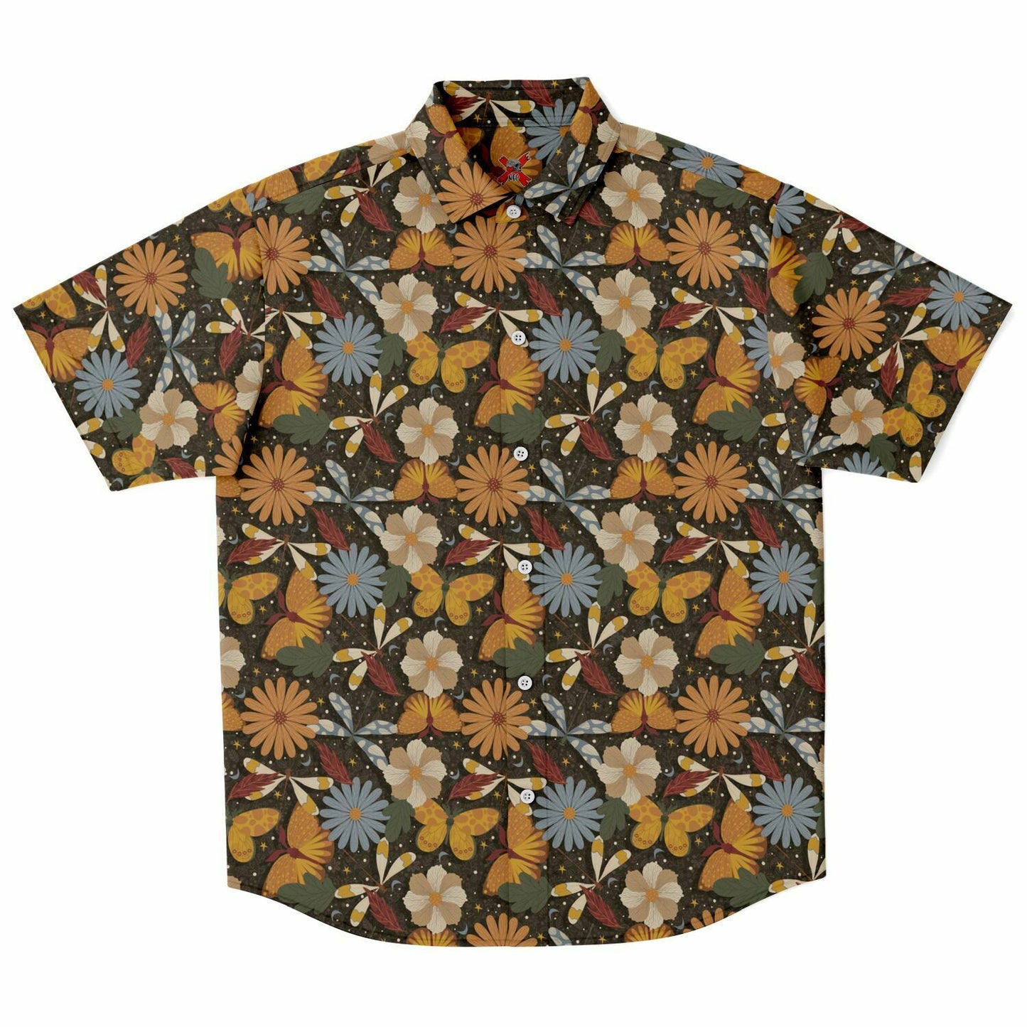 Nature Dream Short Sleeve Button-up Shirt