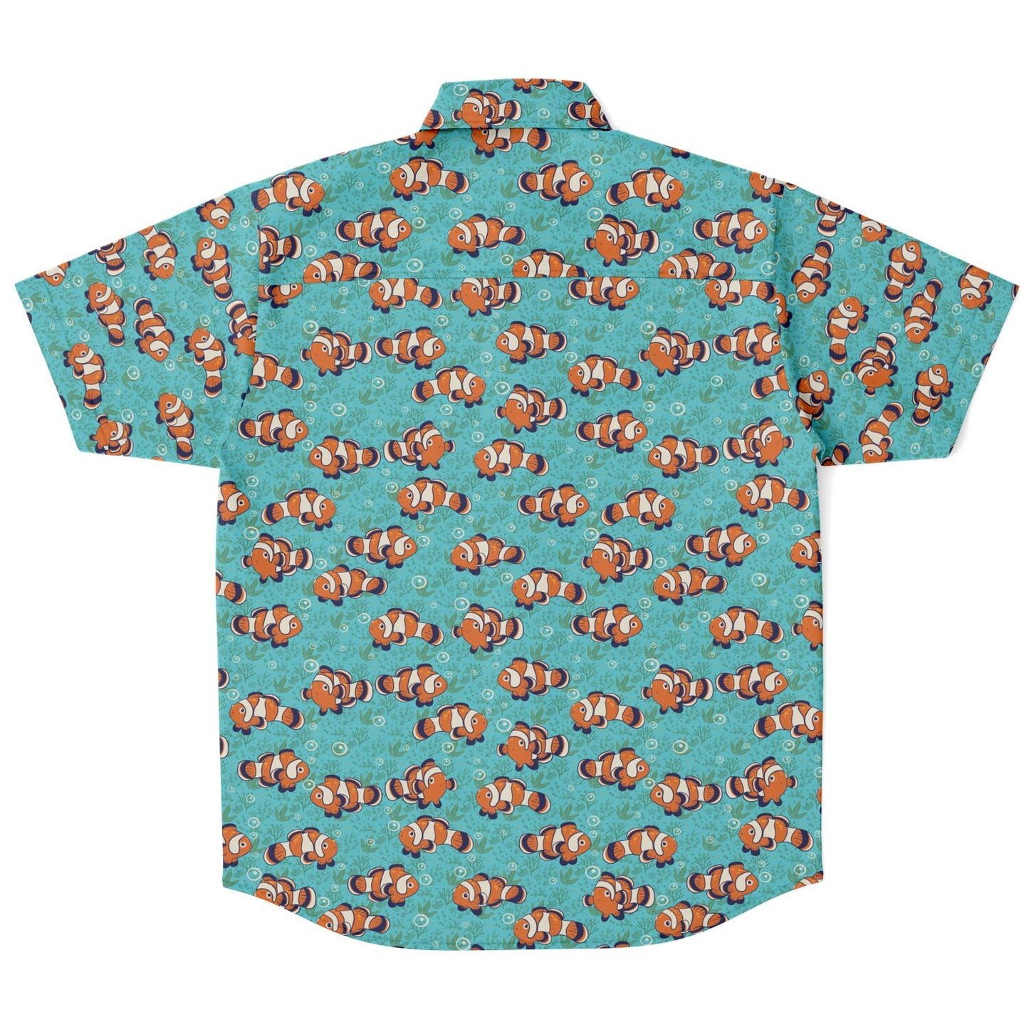 Clown Fish Short Sleeve Button-up Shirt