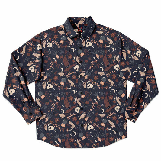 Brown Magic Long Sleeve Button-up Shirt