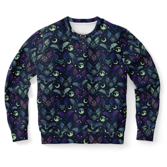 Creepy Bats Athletic Sweatshirt