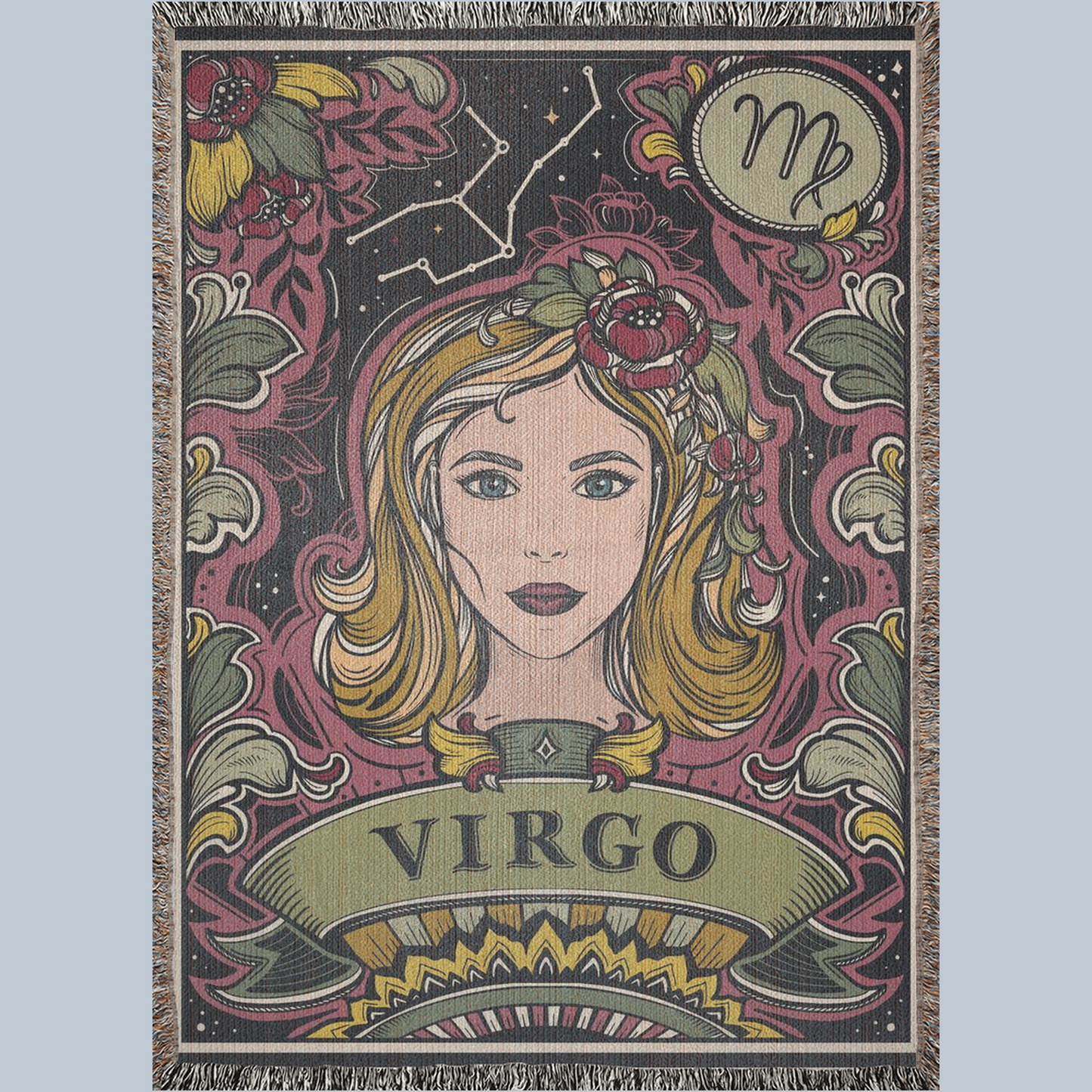 Woven Blankets Zodiac Virgo