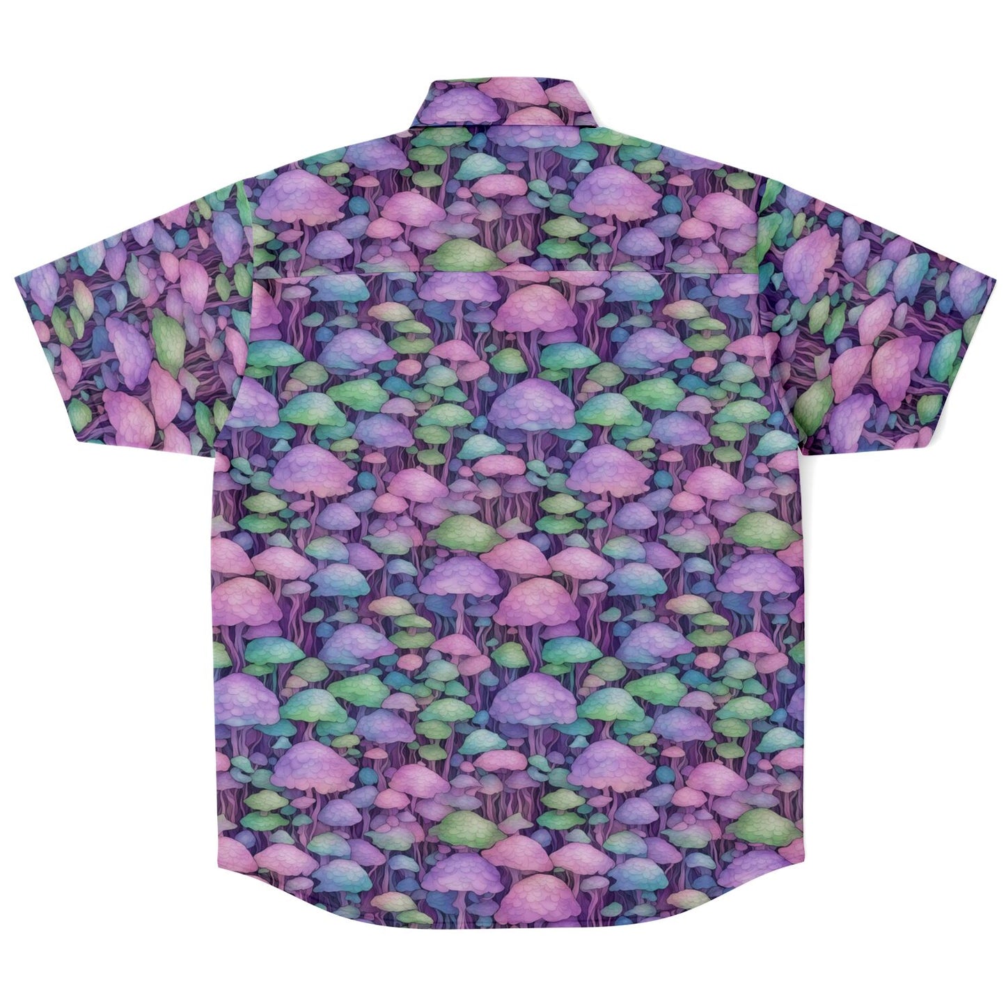 Fantasy Mushroom forest Sleeve Button-up Shirt