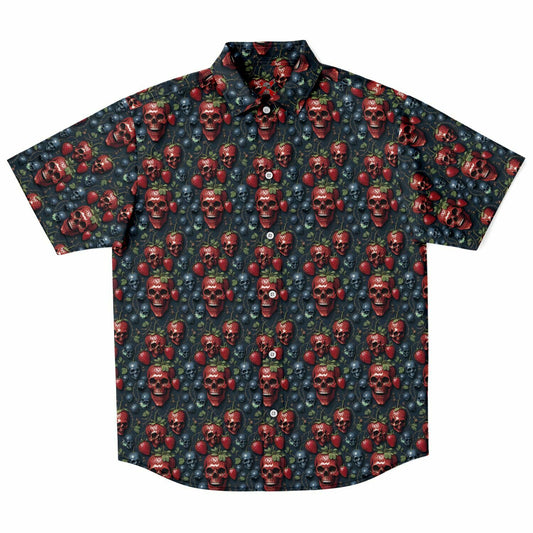 Skullberry Short Sleeve Button-up Shirt