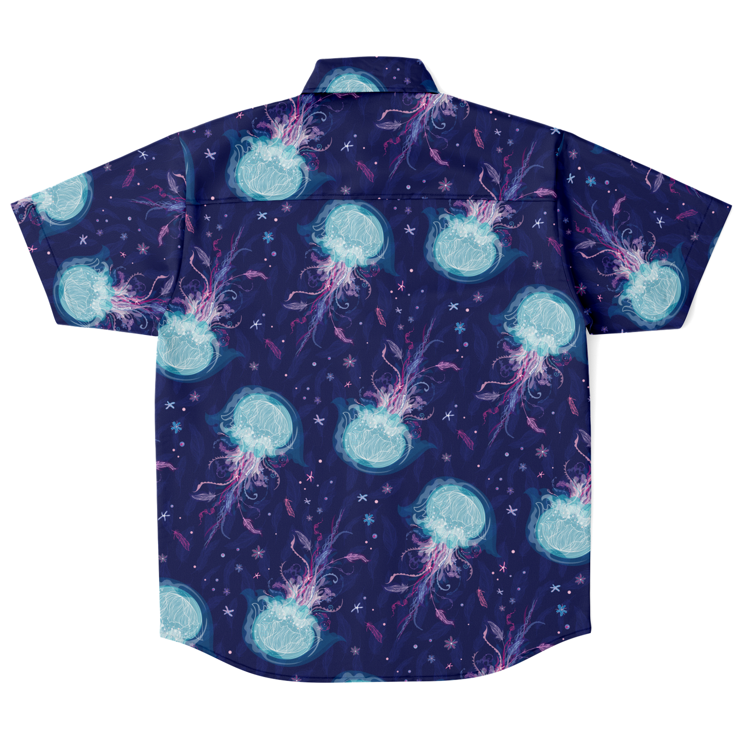 Mystic Medusa button-up short sleeve shirt