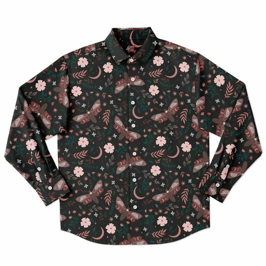 Sweet druid Long Sleeve Button-up Shirt - NeoSkull