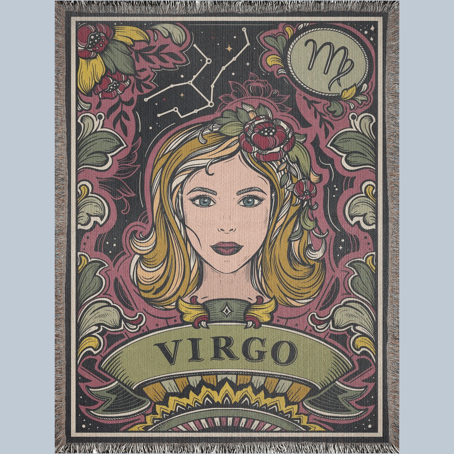 Woven Blankets Zodiac Virgo