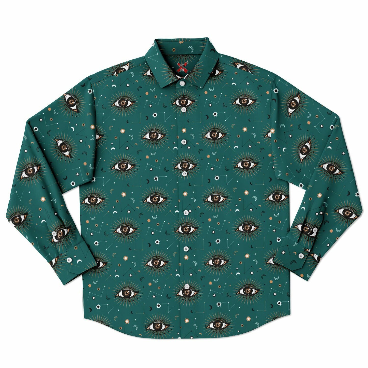 Mystic Eye Long Sleeve Button-up Shirt