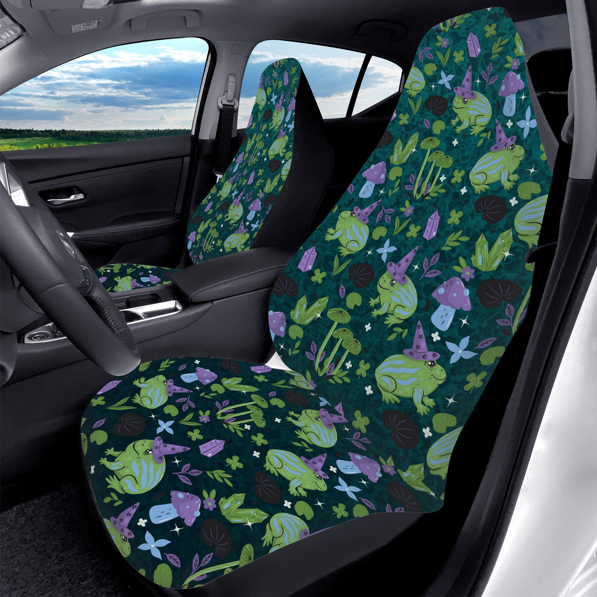 Magic Swamp Car Seat Covers - NeoSkull