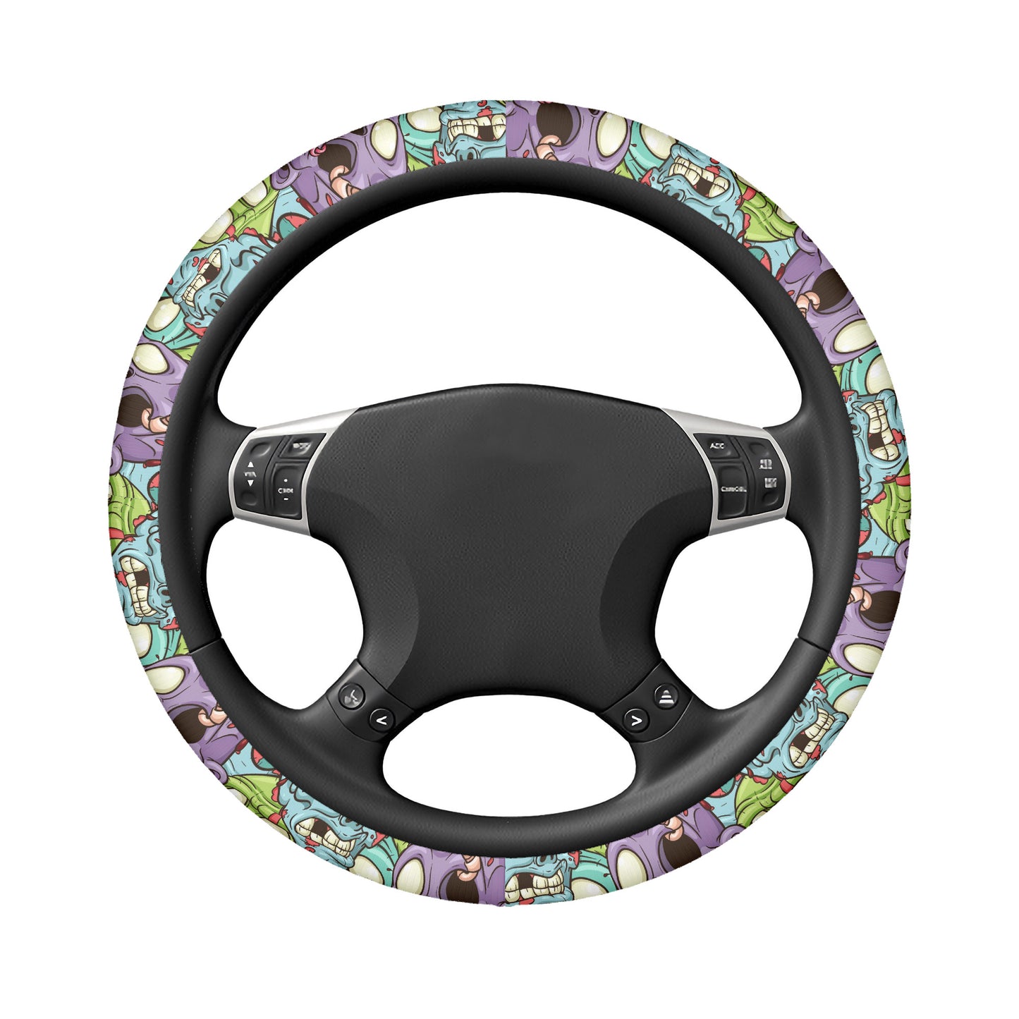 Zombie Horde Elastic Steering Wheel Cover