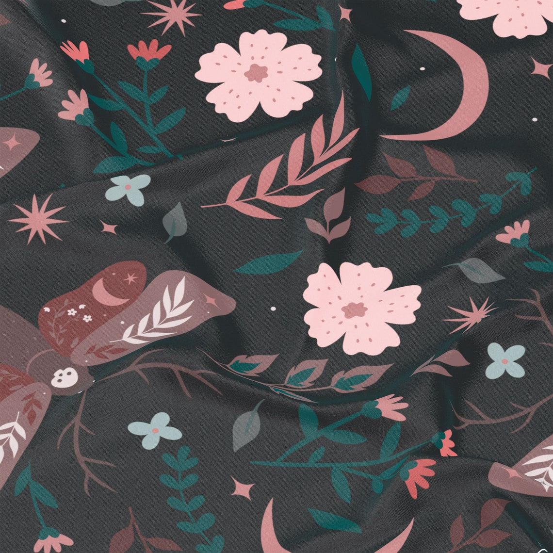 Wiccan Flowers Button-Up Shirt