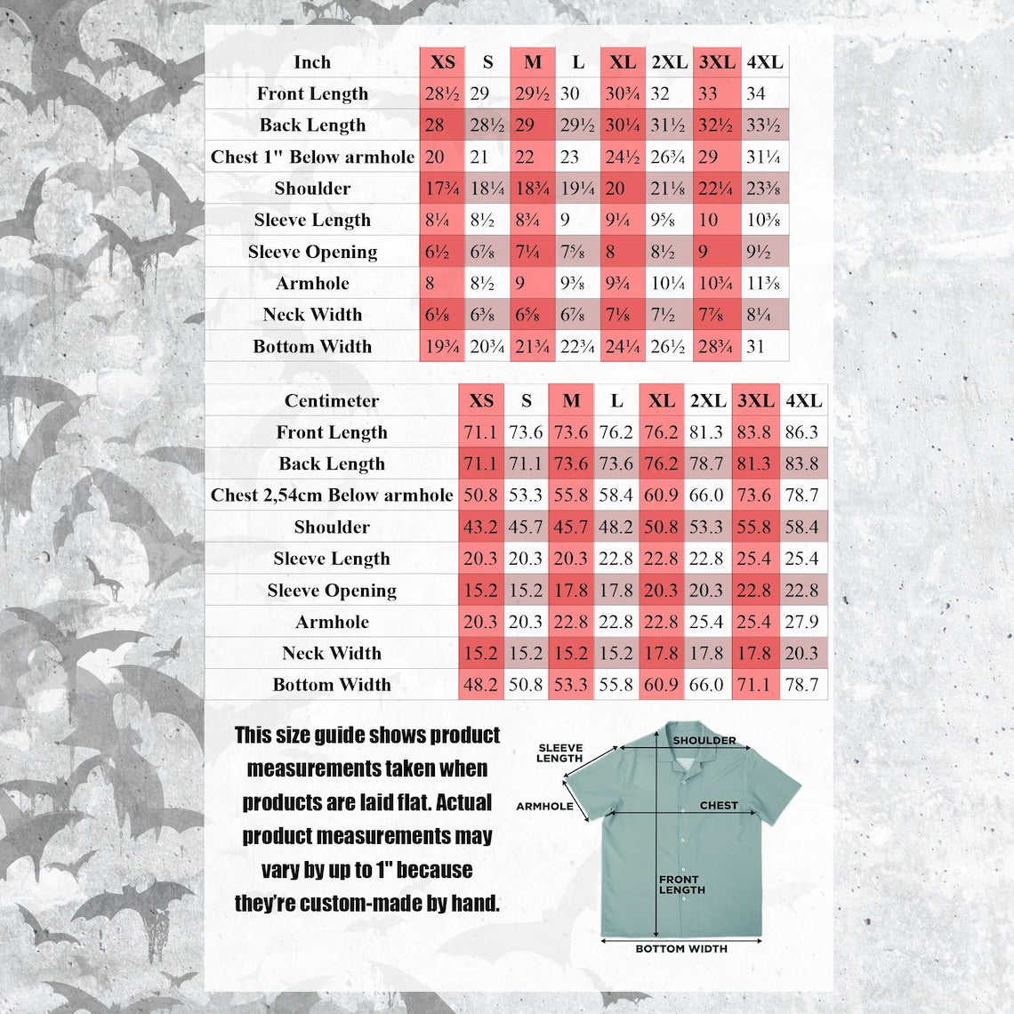 Party Bats Spread Collar Short Sleeve Button-Down Comfort Shirt - NeoSkull