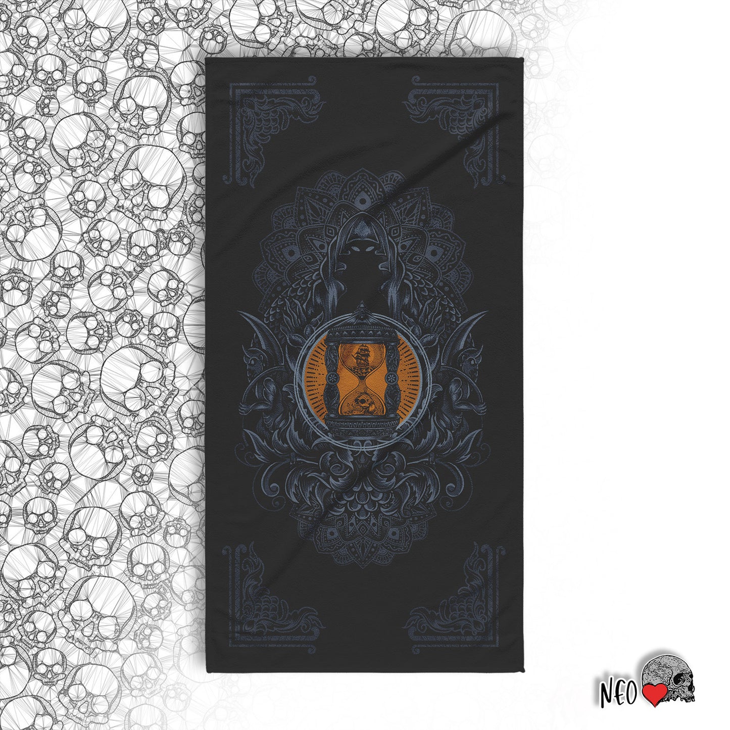 gothic  sandwatch beach towel