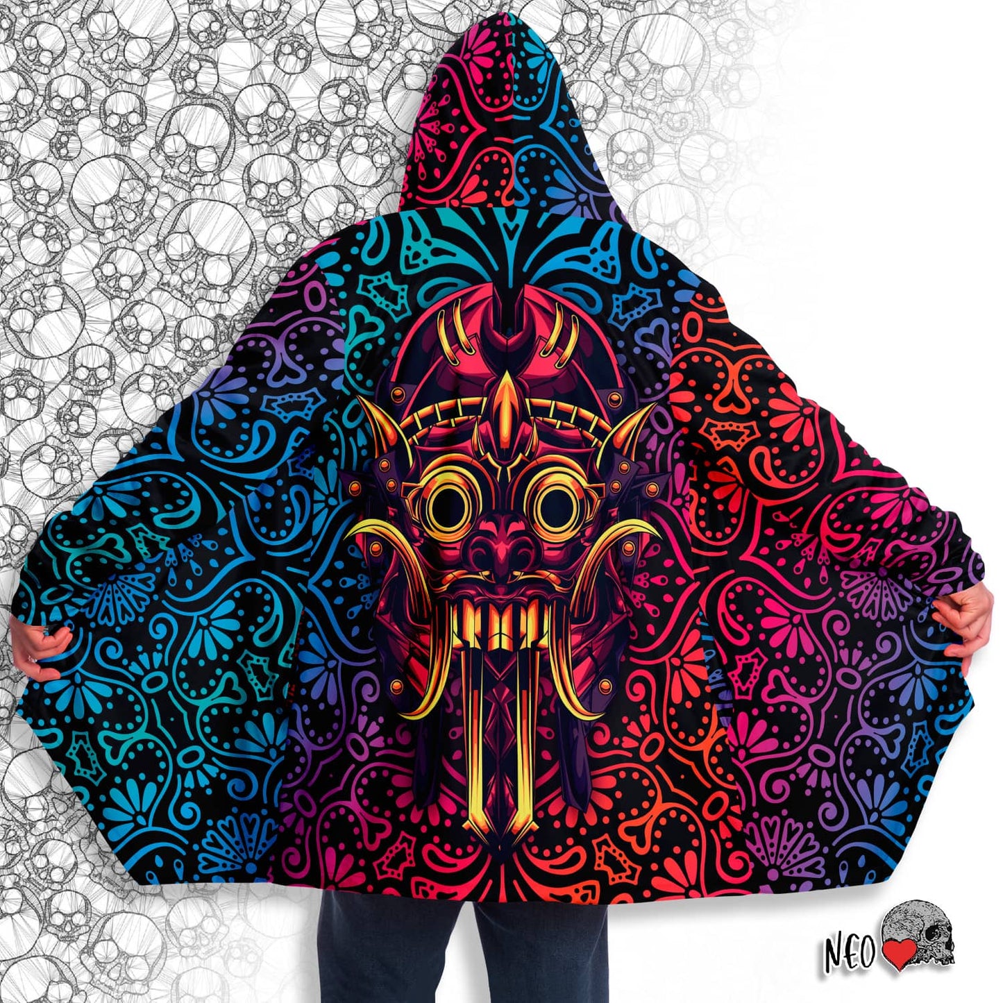 Mecha Mascot Hooded Cloak - NeoSkull