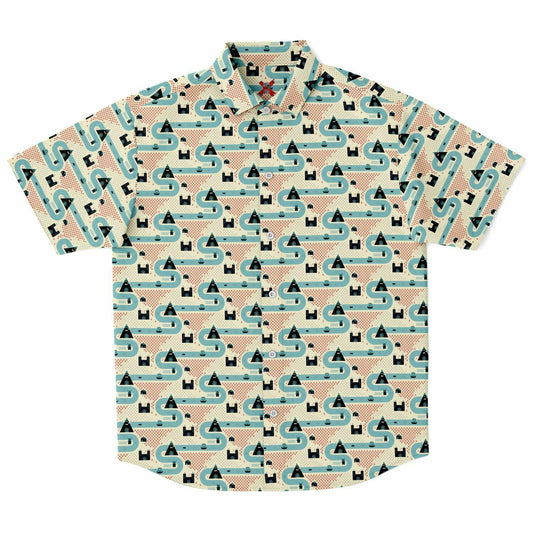 Ancient Journey Short Sleeve Button-up Shirt