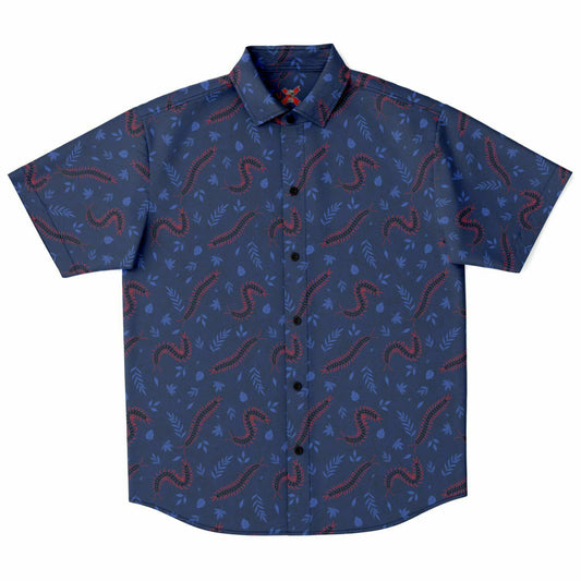 Centipede Short Sleeve Button-up Shirt