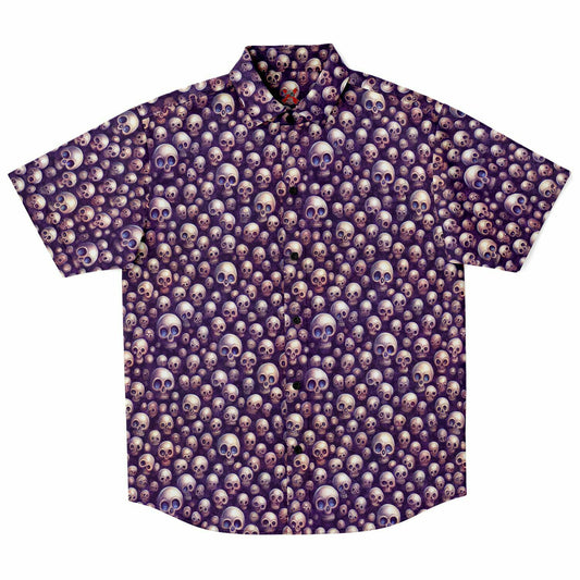 Thousand souls short sleeve button-up shirt