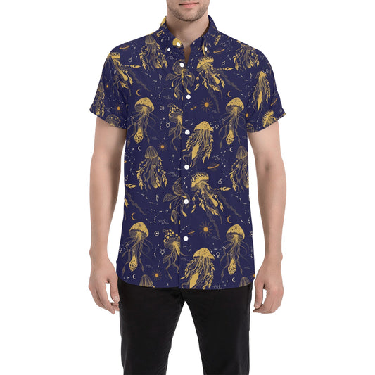 Mystical mushrooms Men's All Over Print Shirt (Model T53)