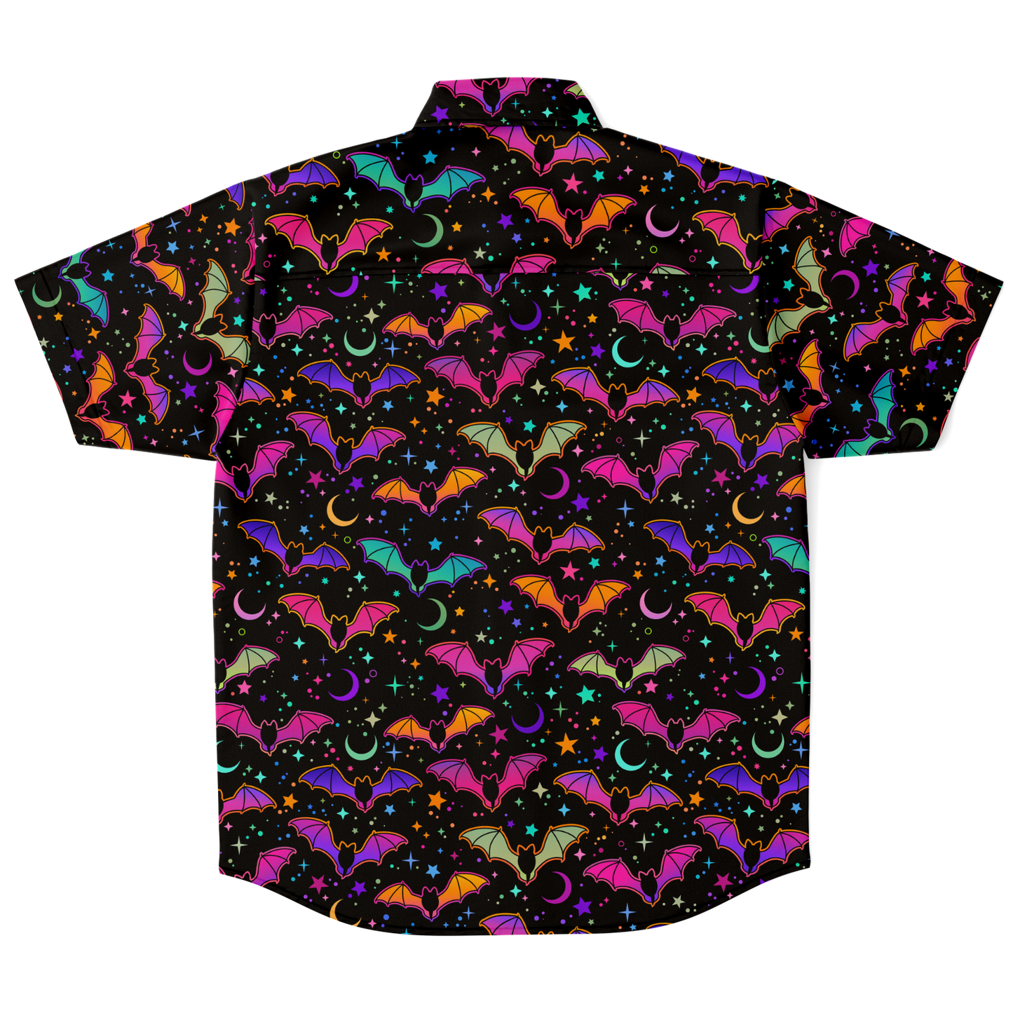 Party Bats short sleeve button-up shirt