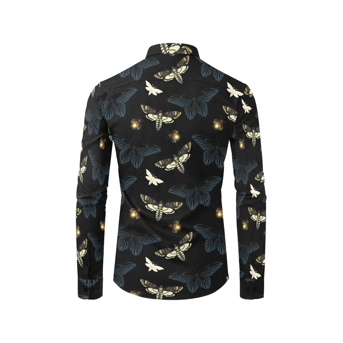 nocturnal dwellers Men's All Over Print Long Sleeve Shirt