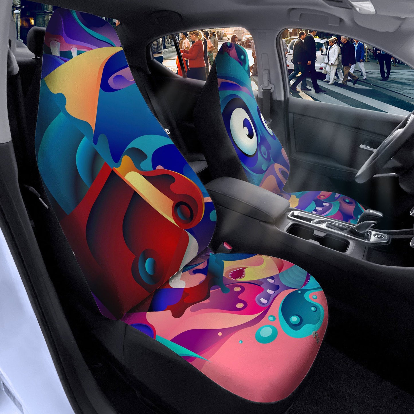 Abstract Wisdom Car Seat Covers