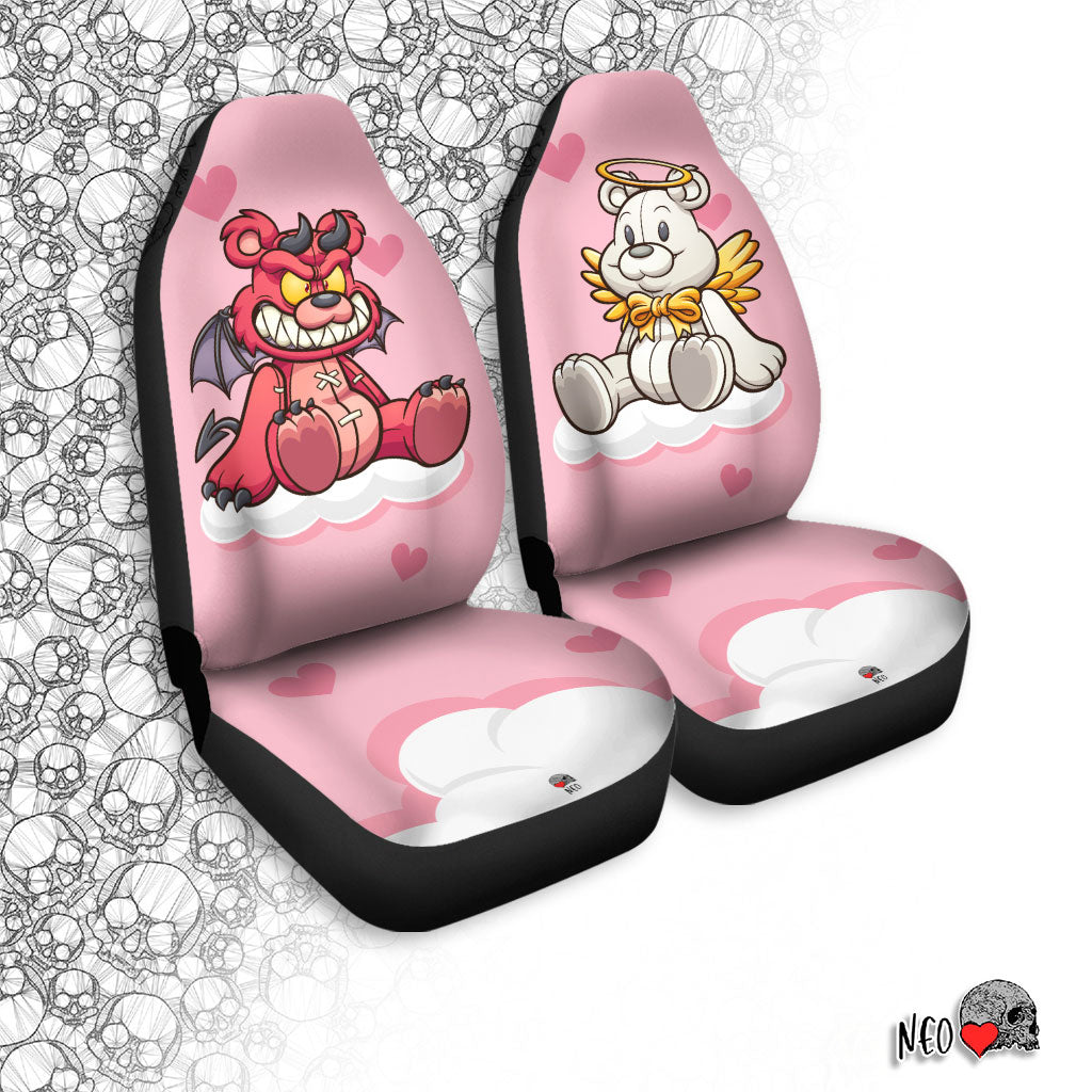 angel and devil car seat covers - neoskull
