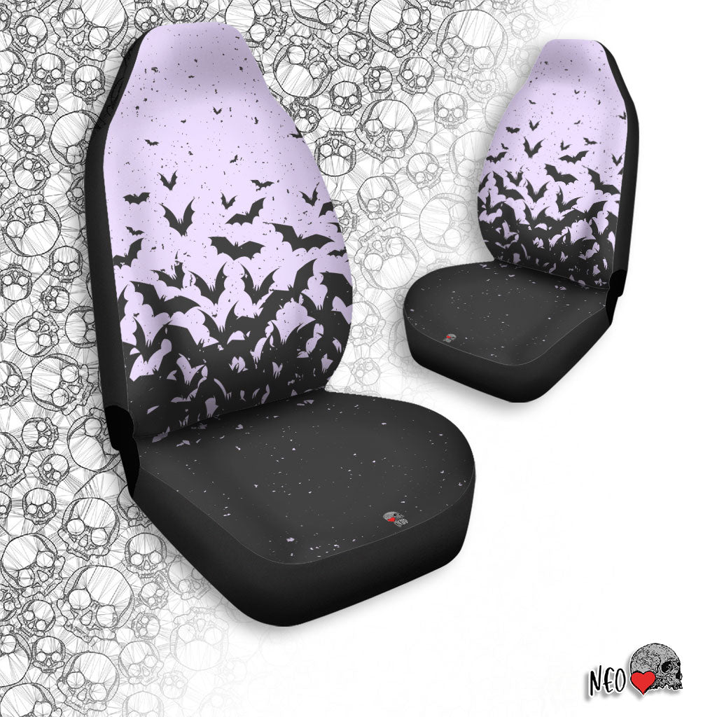 bat swarm witch car seat covers