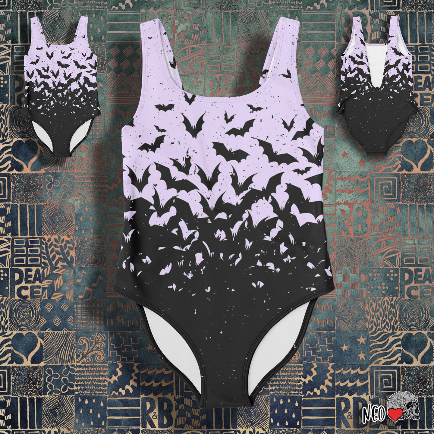 Bat Swarm Swimsuit - NeoSkull