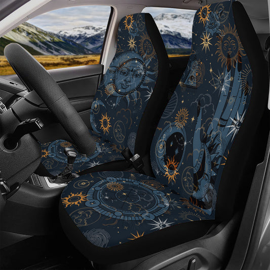 Sun Moon Full Car Seat Cover Set - NeoSkull