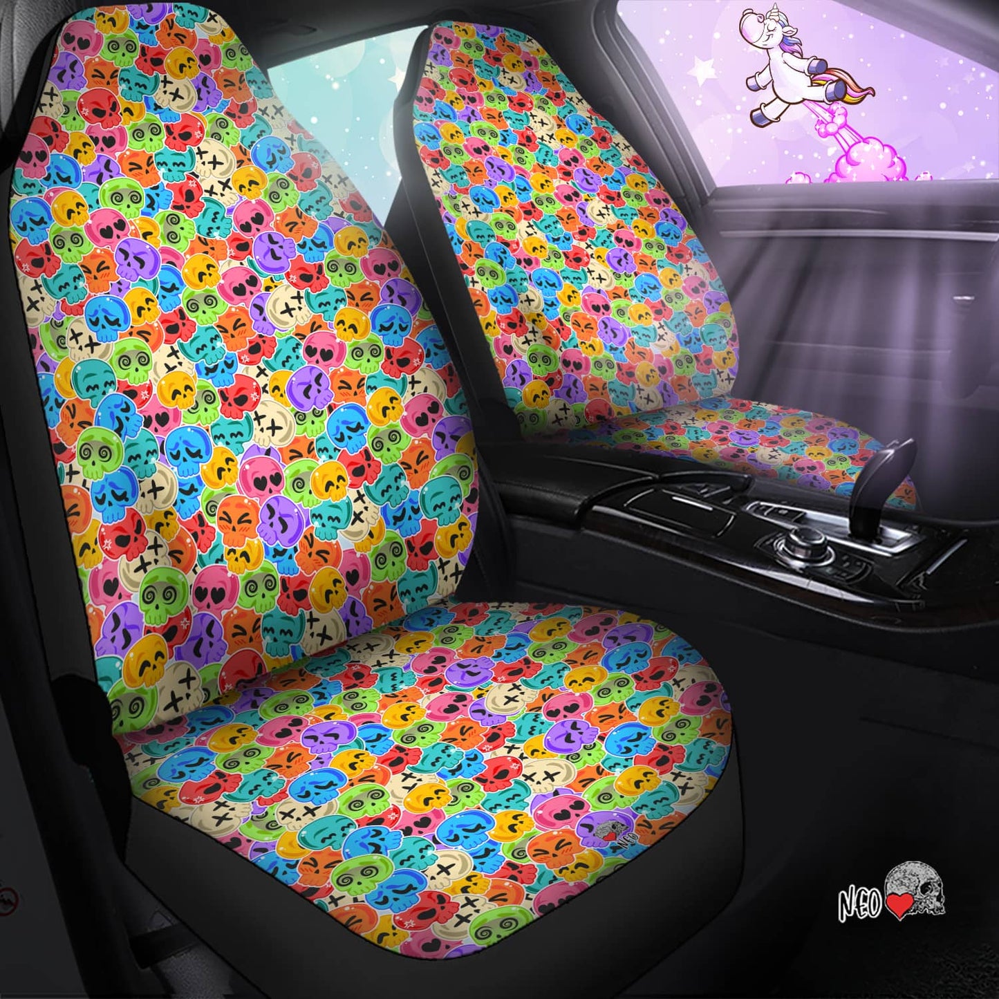Skull Candy Car Seat Covers - NeoSkull
