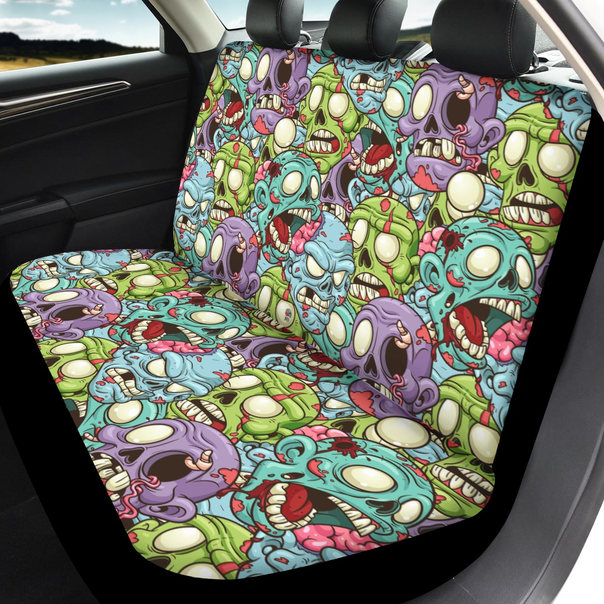 Yelling Zombie Car Seat Covers (3 Piece Set)