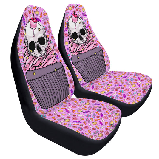 Skull Cake Car Seat Covers