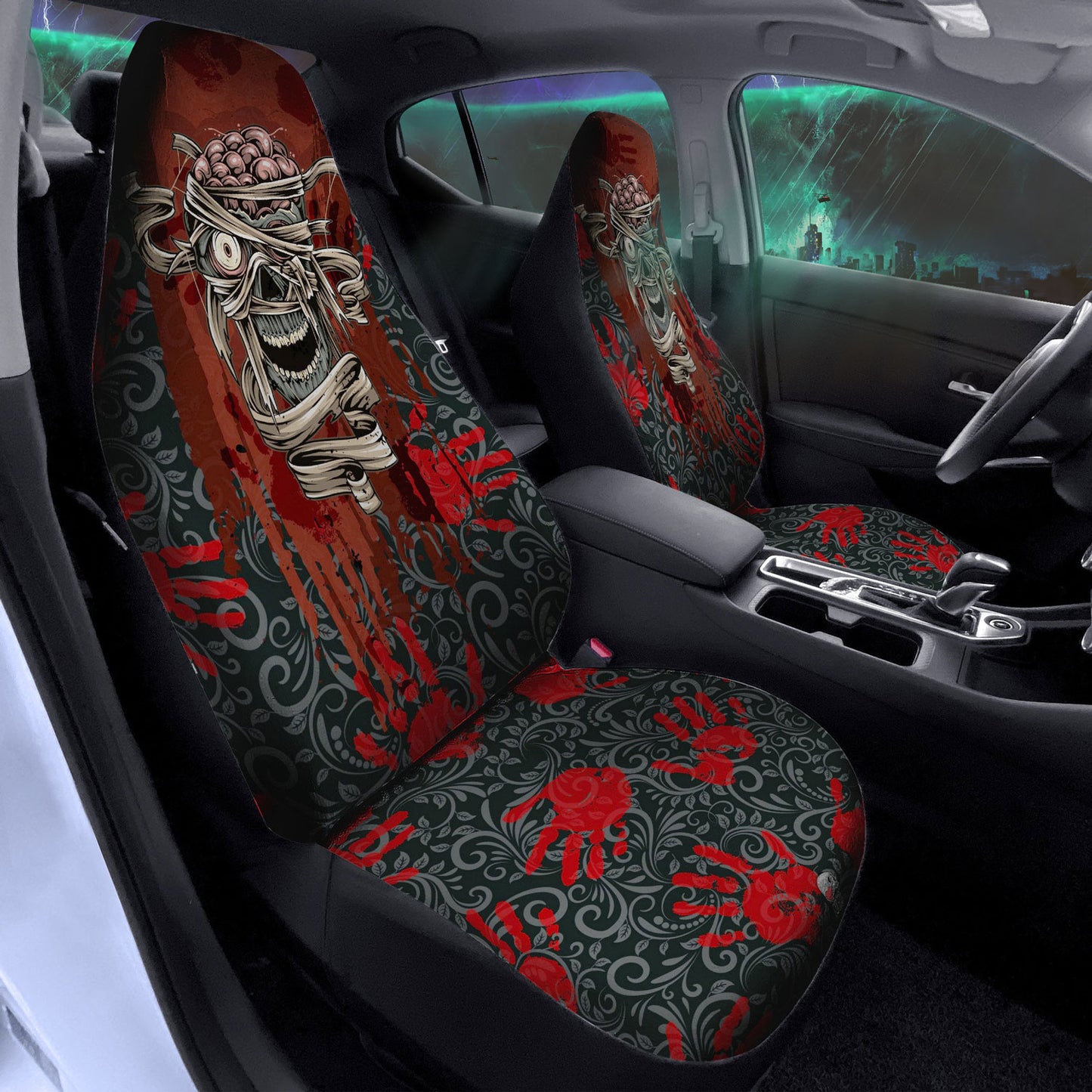 Mummy Horror Car Seat Covers