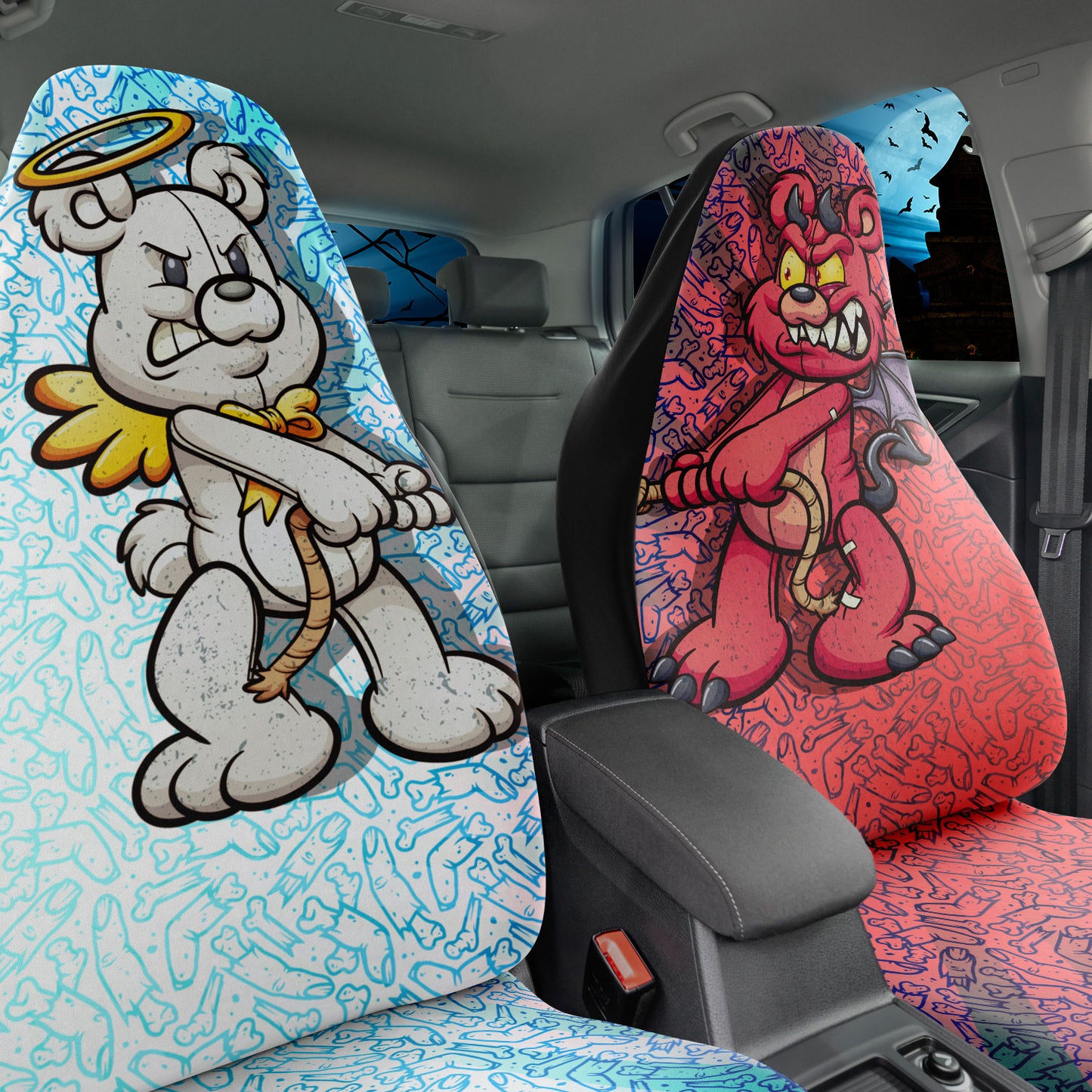 Teddy bears tempters Car Seat Covers