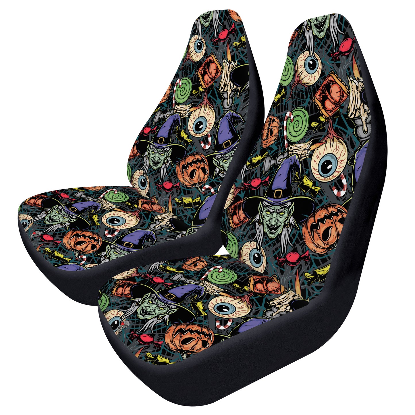 Spooky Witch Car Seat Covers Inkp