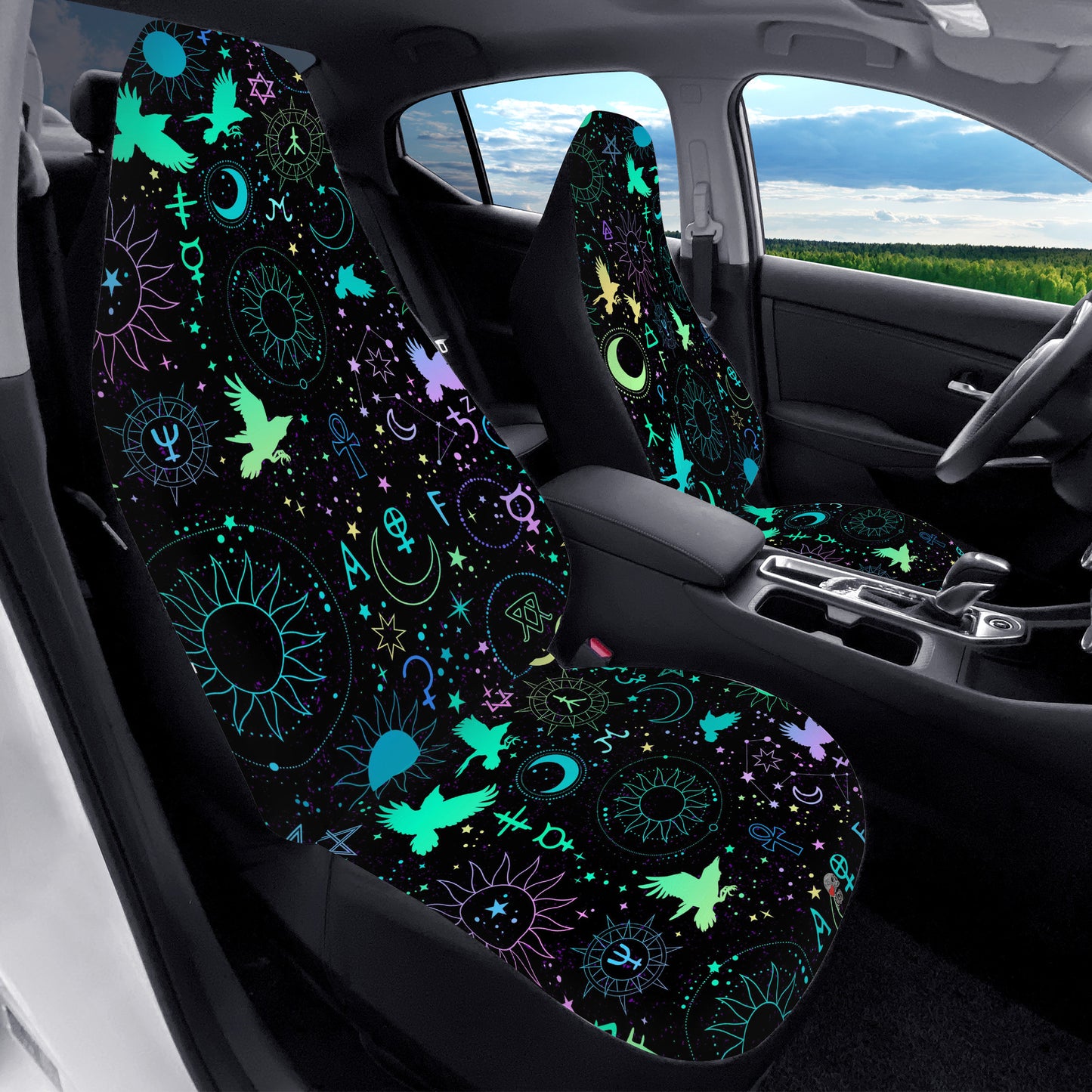 Mystic Crow Car Seat Covers