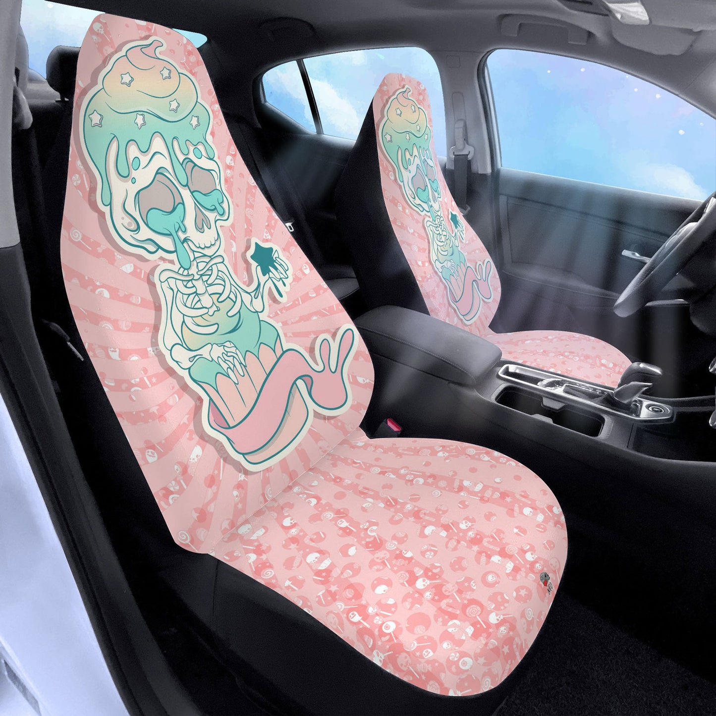 Sad Cookie Car Seat Covers