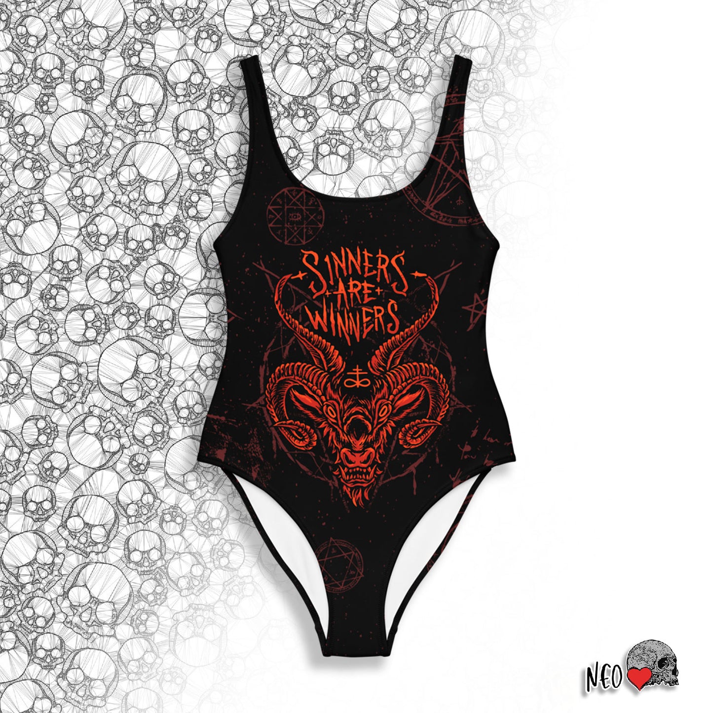 goth swimsuit