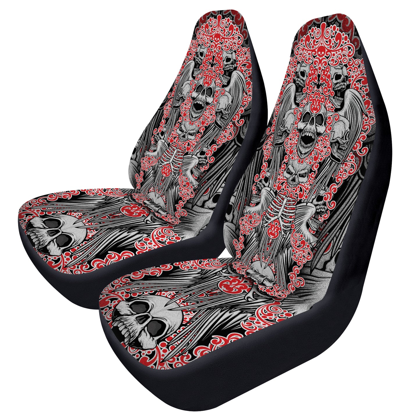 Vintage Skull Car Seat Covers
