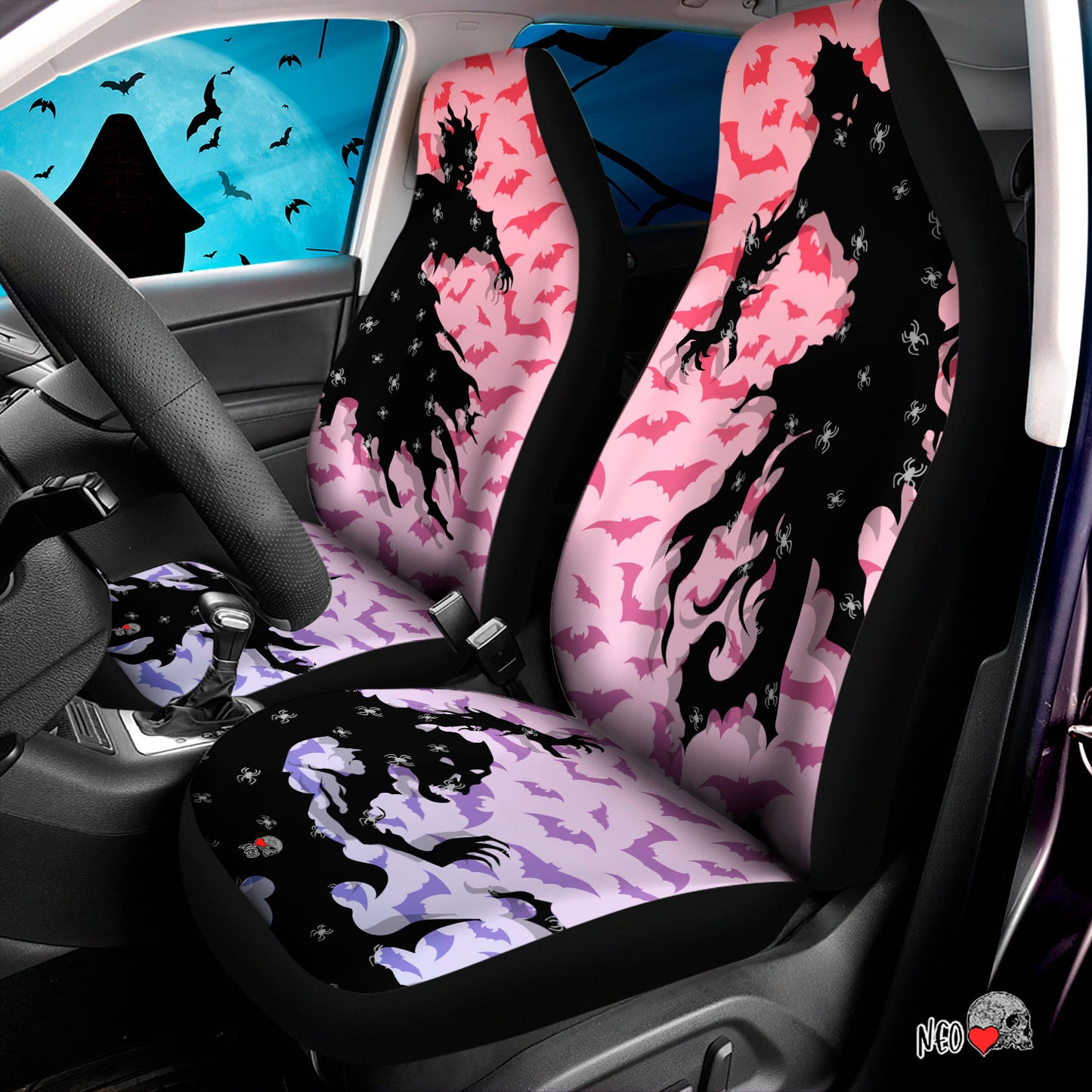 Spirits of Unknown Car Seat Covers