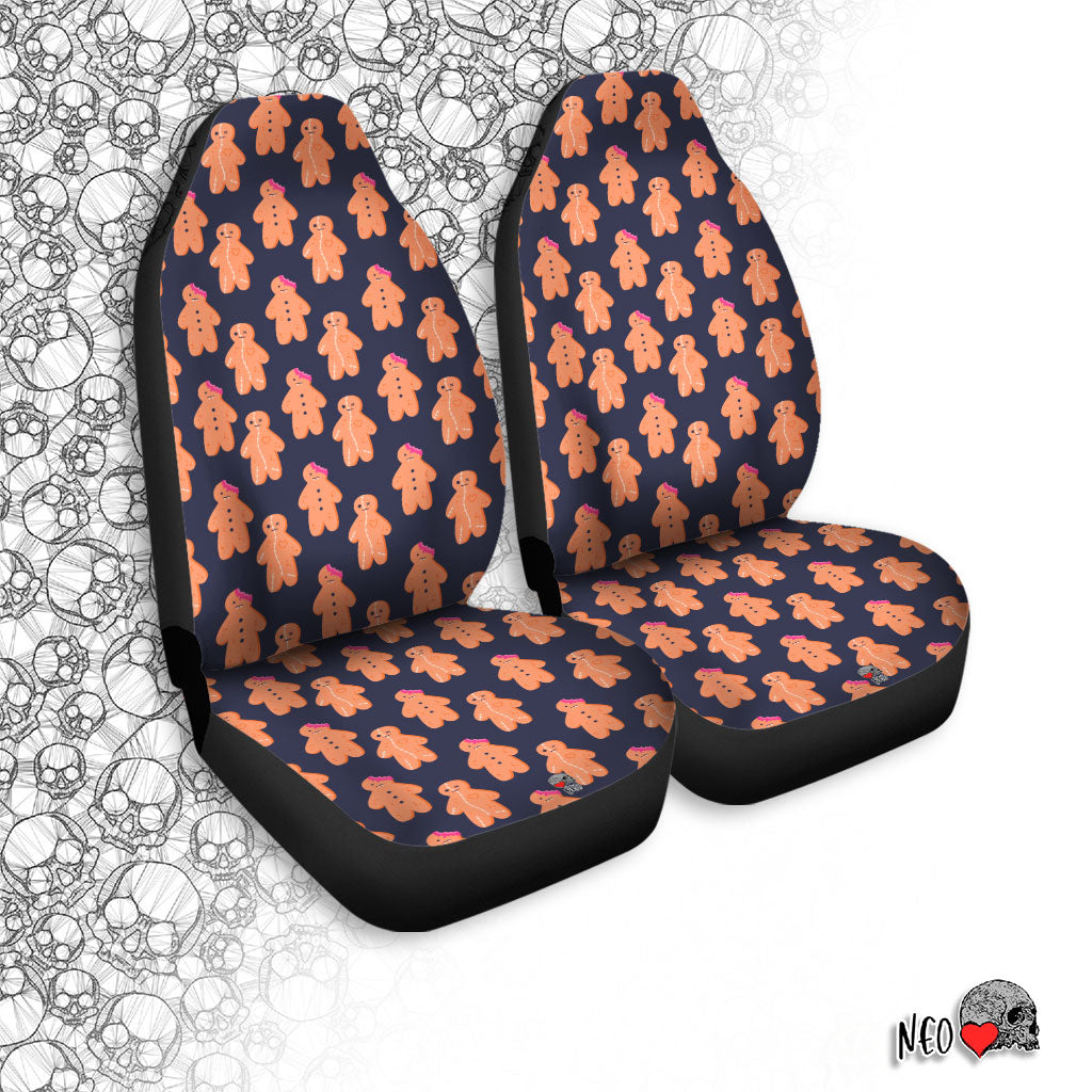 Gginger Bread Voodoo Doll Car Seat Covers