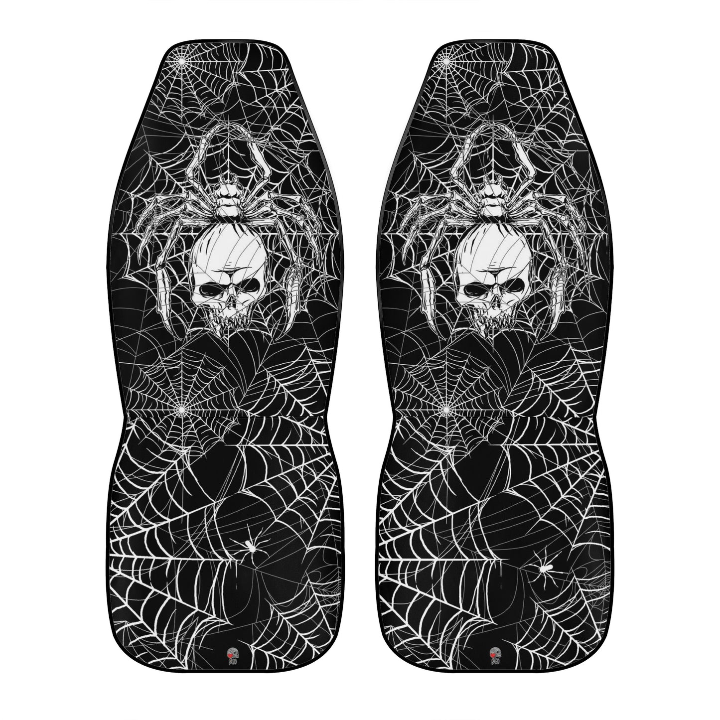 Spider Skull Car Seat Cover Full Set