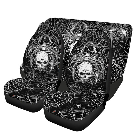 Spider Skull Car Seat Cover Full Set