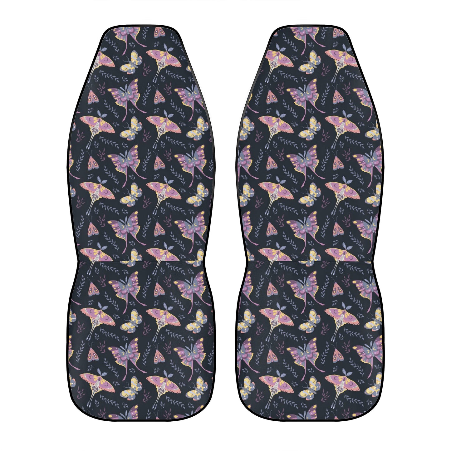 Moth and Leaves Car Seat Cover Set