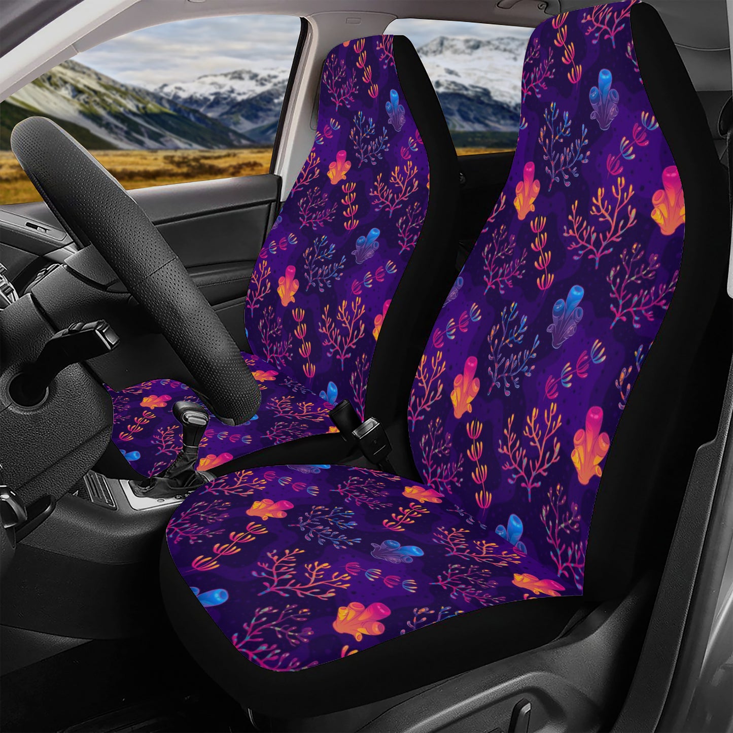 Coral Reef Full Car Seat Cover Set