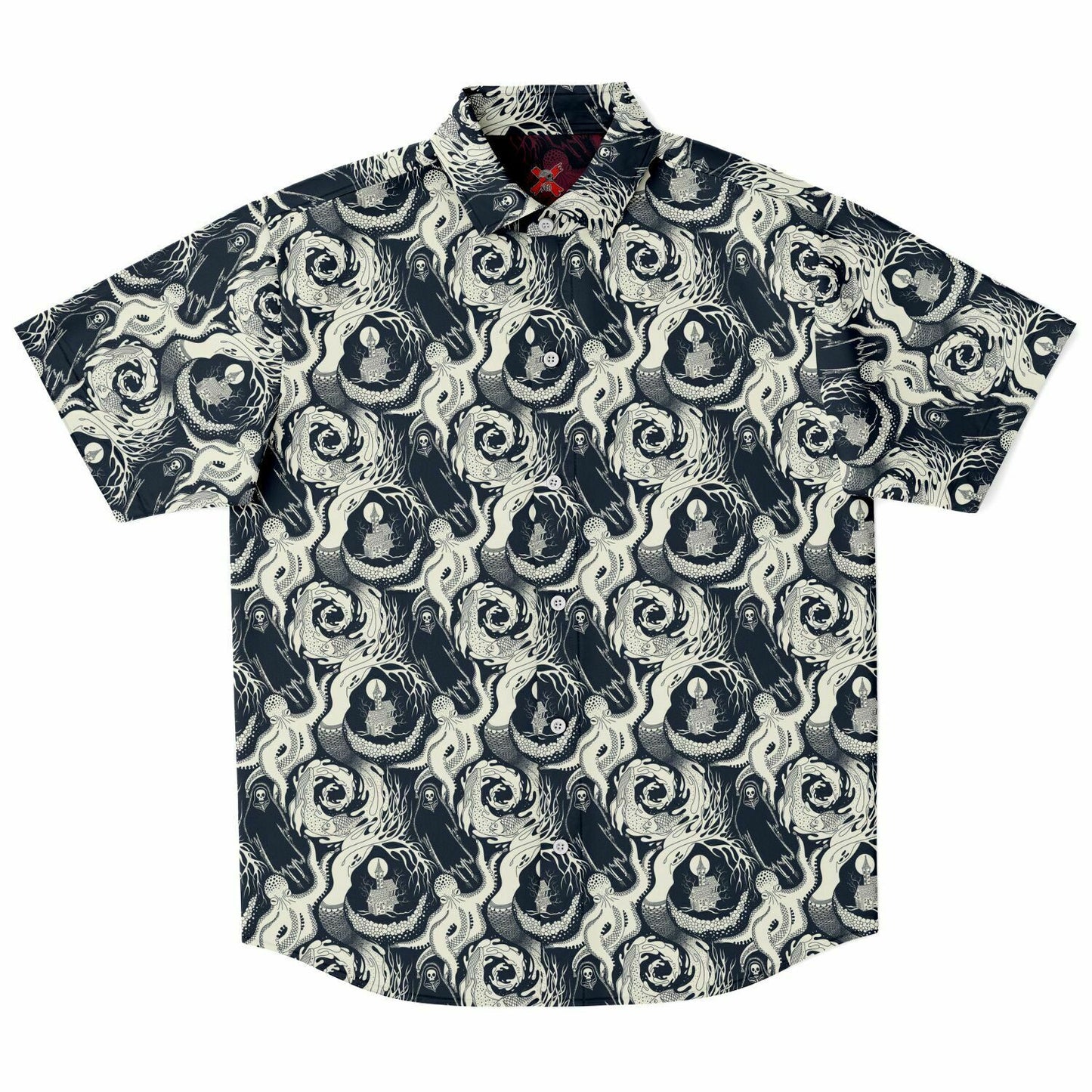 Phantasmagory short sleeve button-up shirt